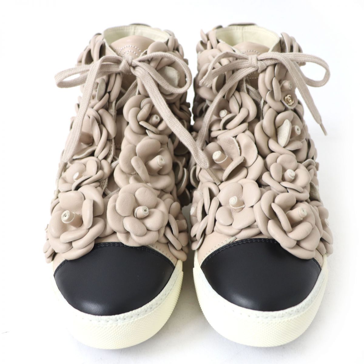 CHANEL sneakers Main: Leather beige Women 36