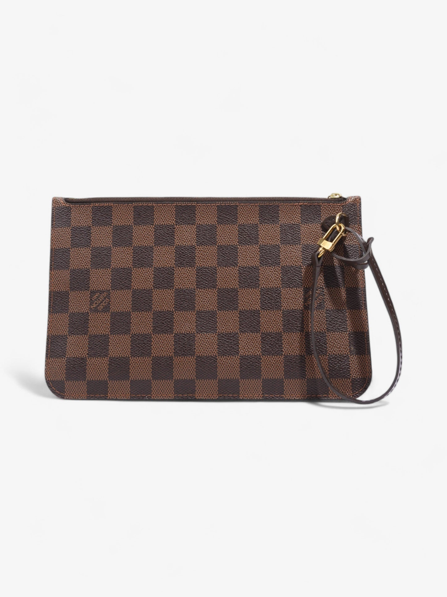 Louis Vuitton Neverful Pochette Damier Ebene Coated Canvas