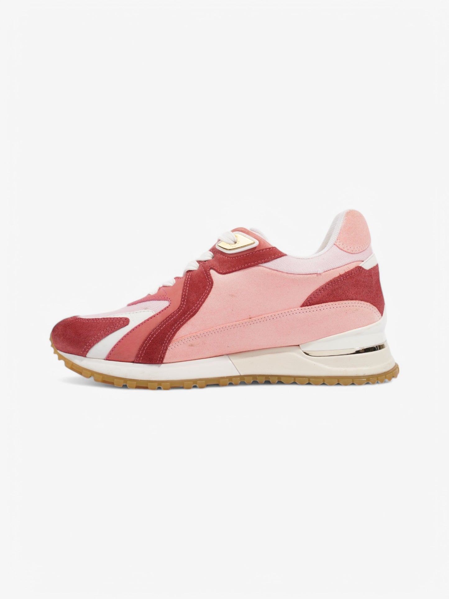 Louis Vuitton Runaway Pink / White Suede EU 37 UK 4