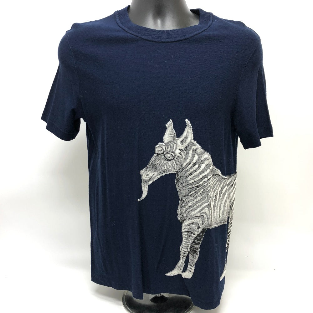 LOUIS VUITTON Short sleeve T-shirt cotton Navy Chapman tops mens S