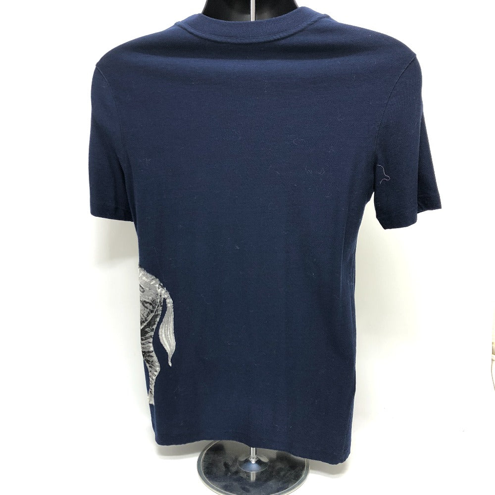 LOUIS VUITTON Short sleeve T-shirt cotton Navy Chapman tops mens S