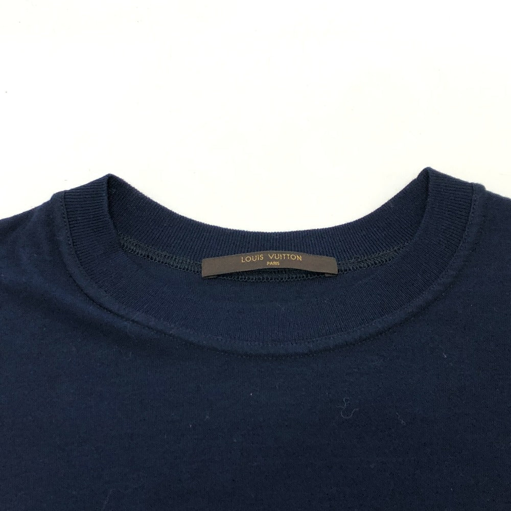 LOUIS VUITTON Short sleeve T-shirt cotton Navy Chapman tops mens S