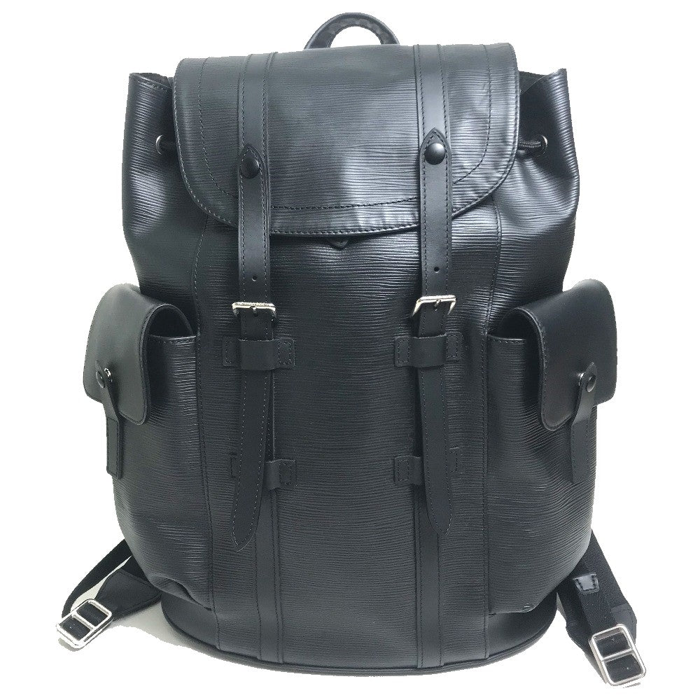 LOUIS VUITTON Backpack M50159 Epi Leather black Epi Christopher PM