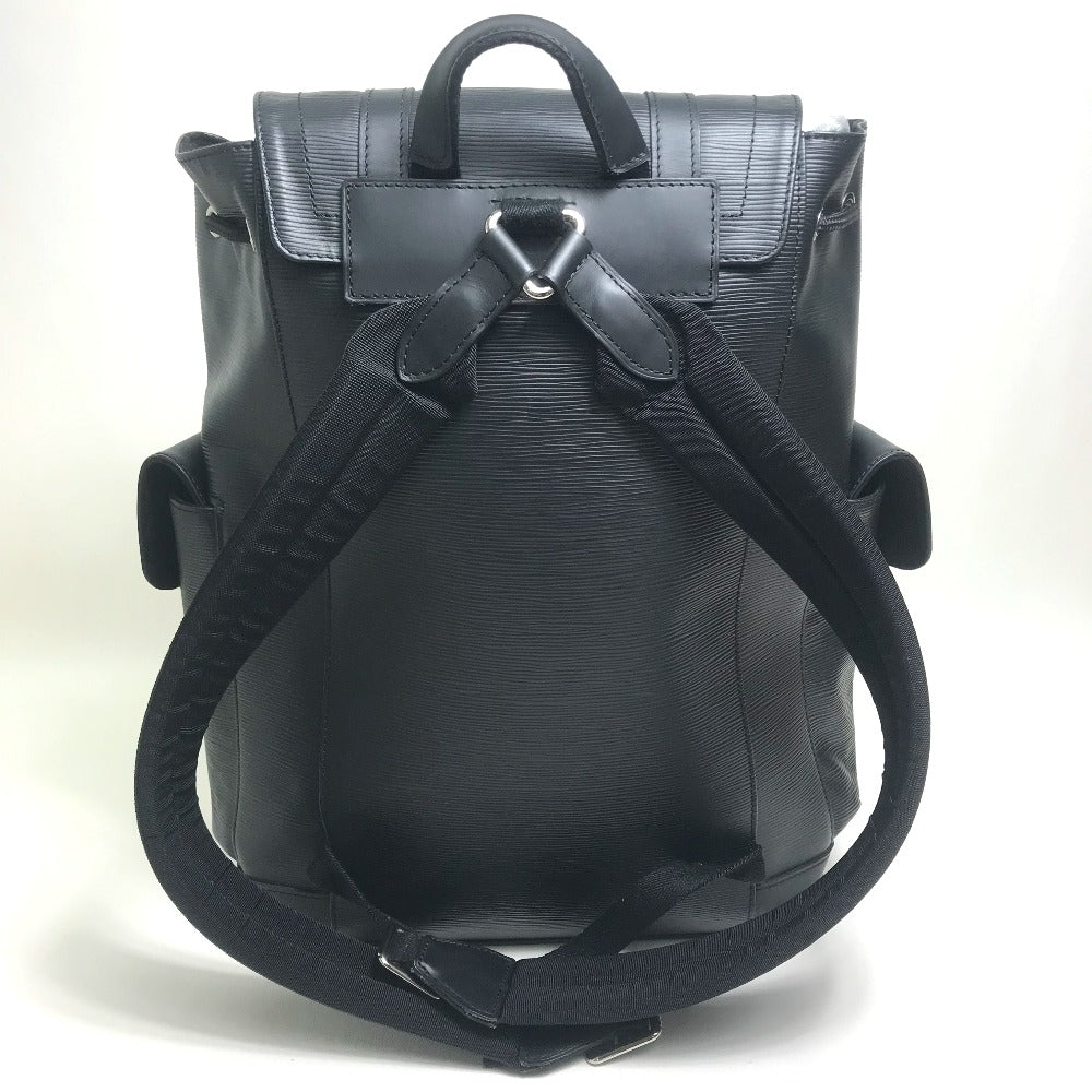 LOUIS VUITTON Backpack M50159 Epi Leather black Epi Christopher PM