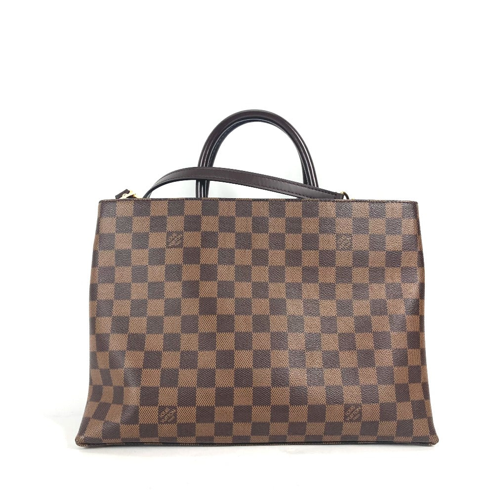 LOUIS VUITTON Handbag N41582 Damier canvas Brown Damier Brompton Women