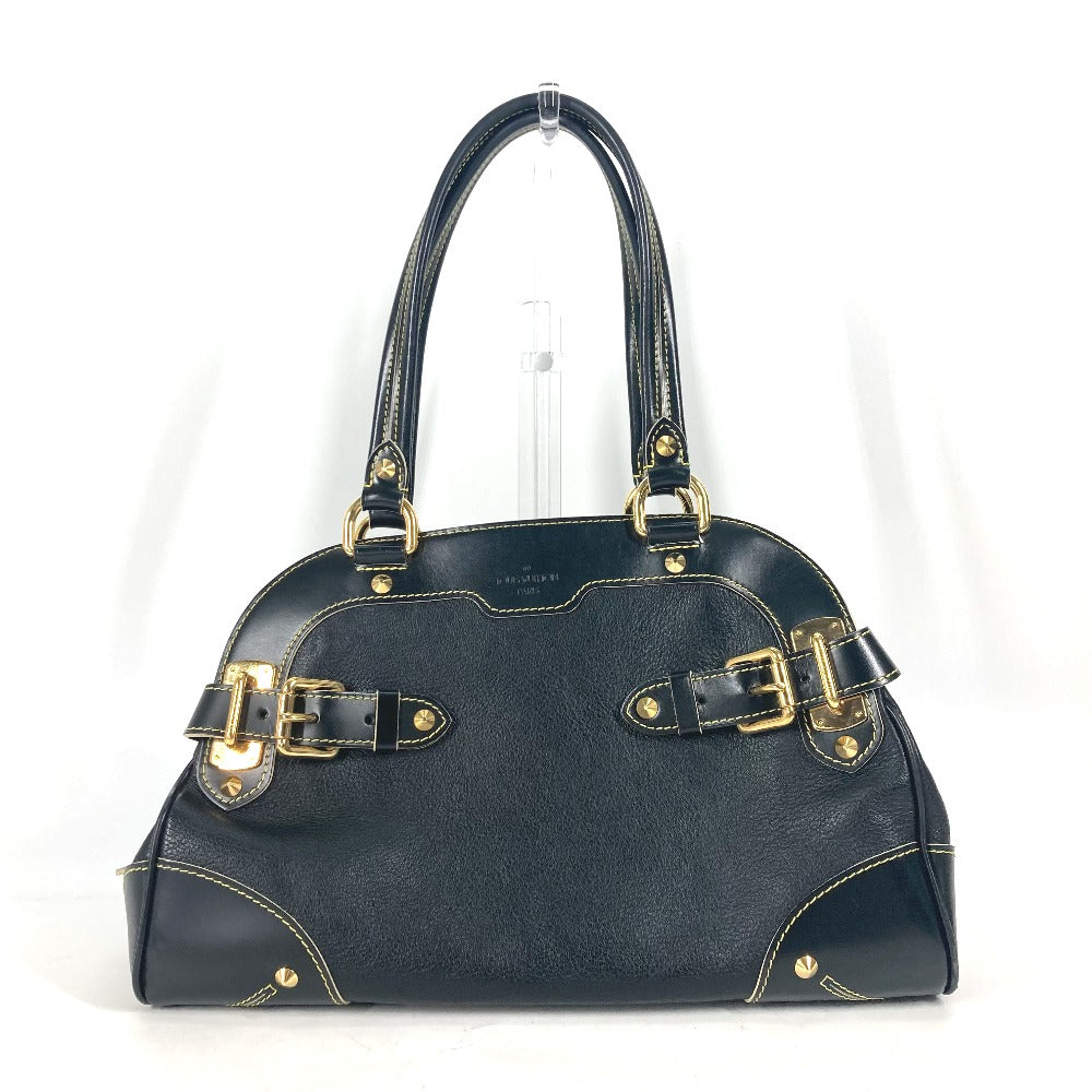 LOUIS VUITTON Handbag M95623 Suhari leather black Suhari studs Radiu Women