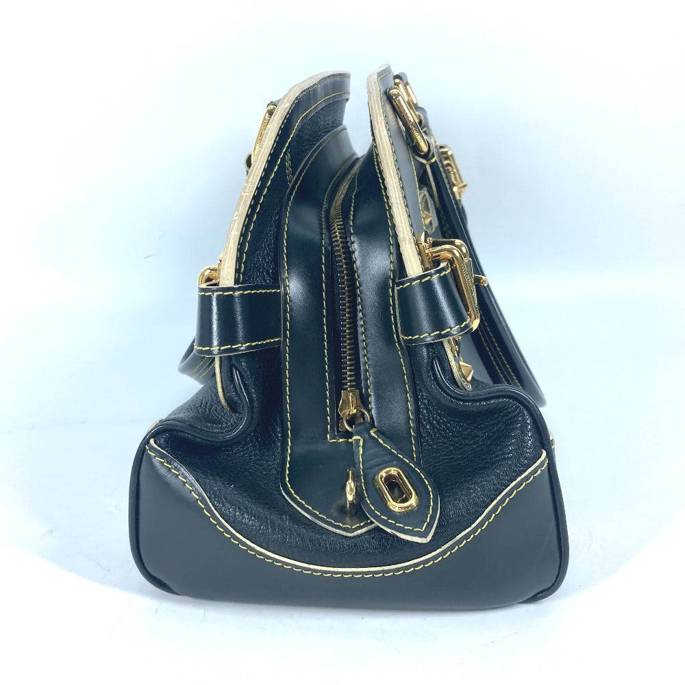 LOUIS VUITTON Handbag M95623 Suhari leather black Suhari studs Radiu Women