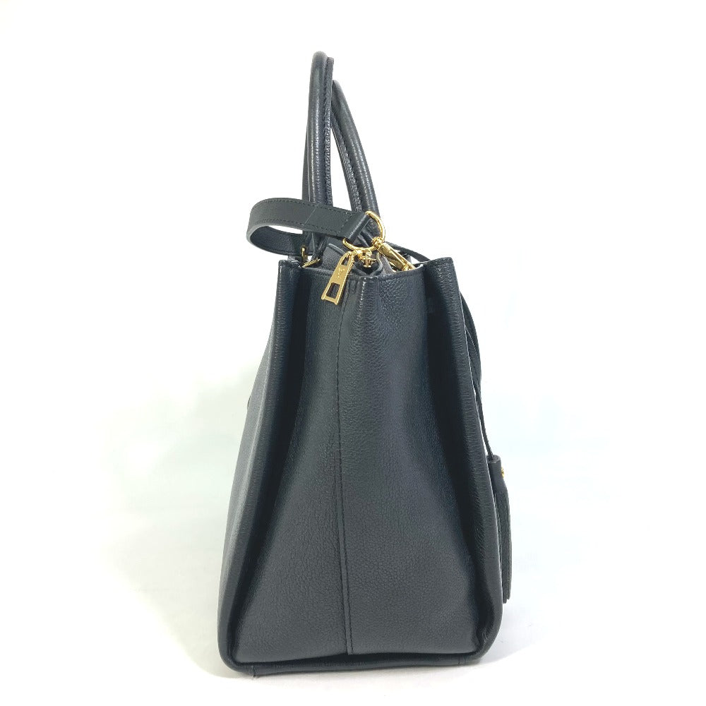 LOUIS VUITTON Tote Bag M54569 Calf leather black Rock meat Women