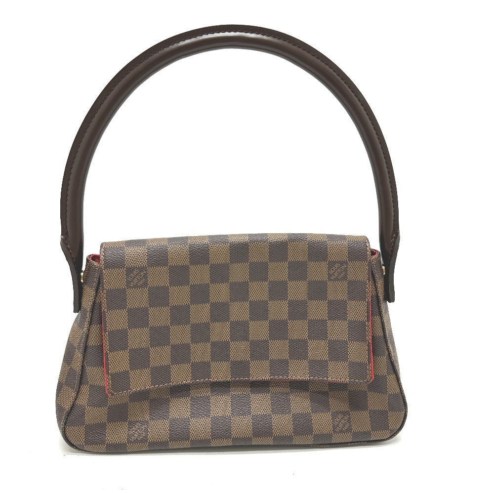 LOUIS VUITTON Tote Bag N51158 Damier canvas Brown Damier Mini Looping Women