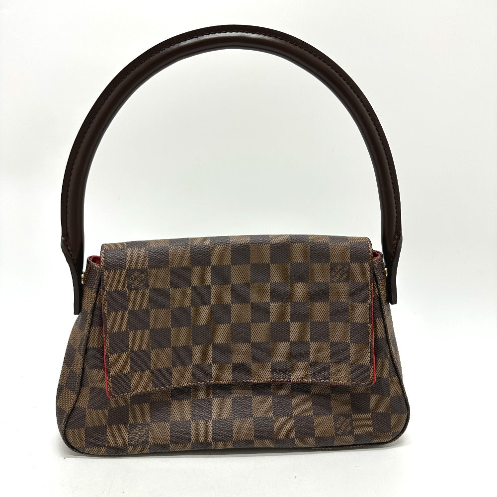 LOUIS VUITTON Tote Bag N51158 Damier canvas Brown Damier Mini Looping Women