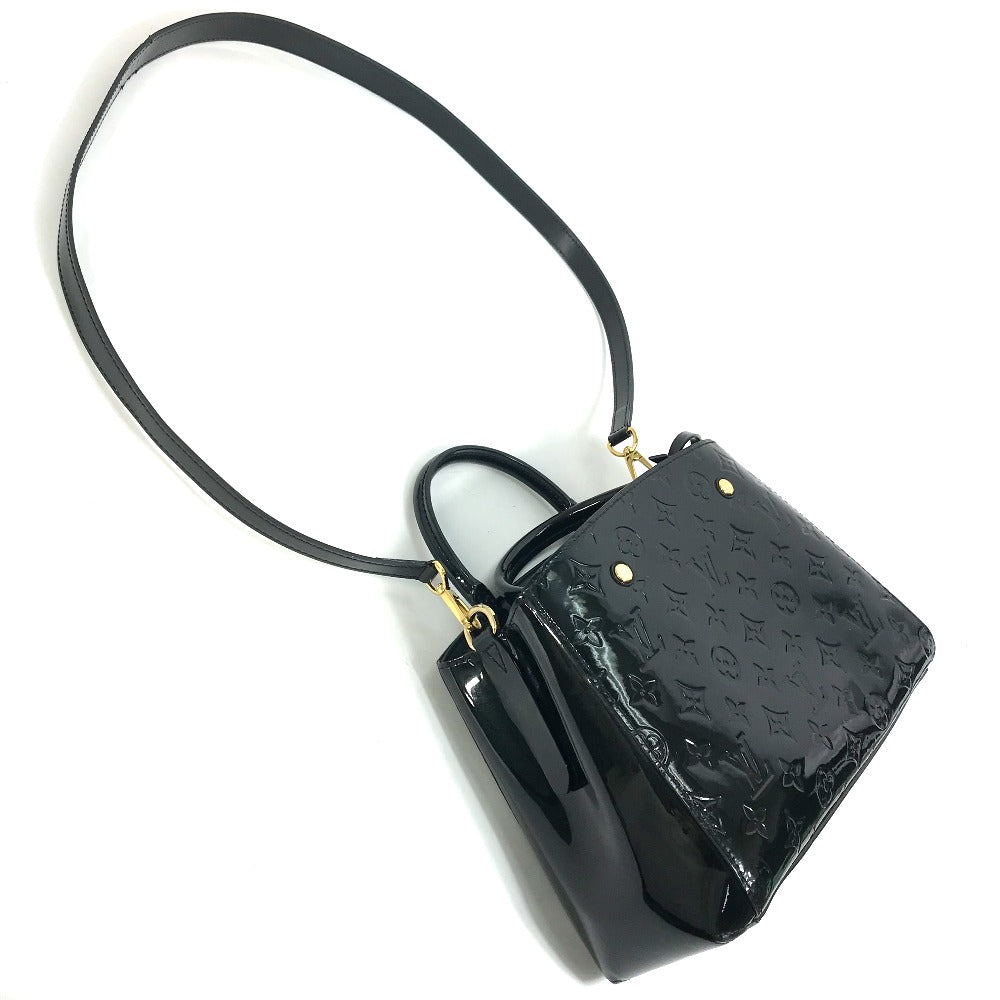 LOUIS VUITTON Handbag M50171 Monogram Vernis black Monogram Vernis Montaigne BB Women