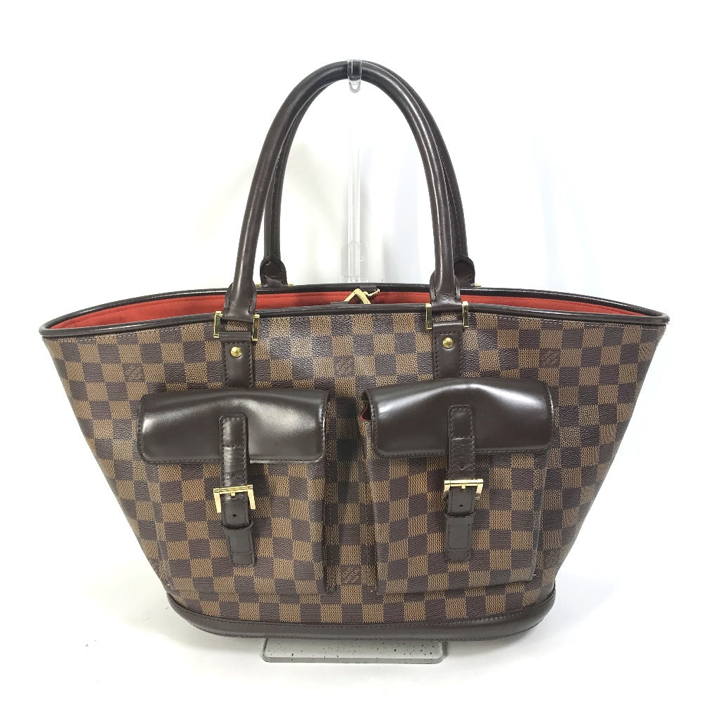 LOUIS VUITTON Tote Bag N51120 Damier canvas Brown Damier Manosque GM Women
