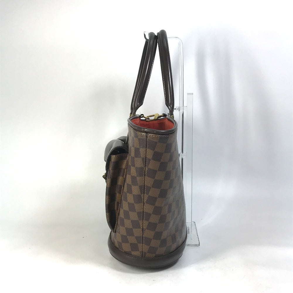 LOUIS VUITTON Tote Bag N51120 Damier canvas Brown Damier Manosque GM Women