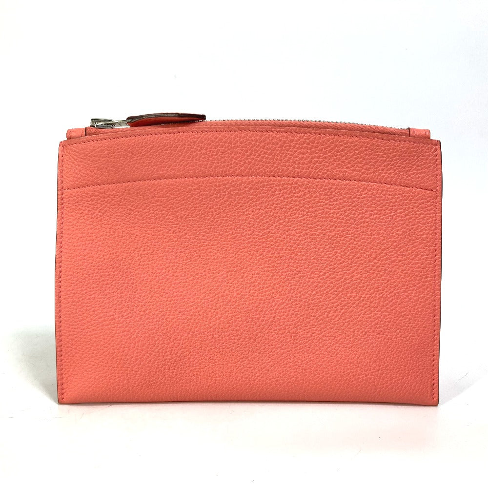 HERMES Pouch Togo pink Bazaar Mini PM Women