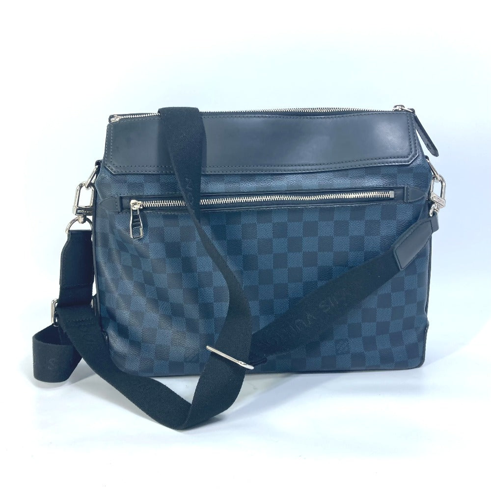 LOUIS VUITTON Shoulder Bag N41348 Damier Cobalt Canvas Navy Damier Cobalt Messenger Greenwich mens