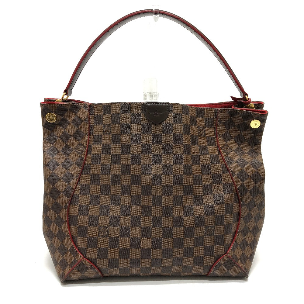 LOUIS VUITTON Shoulder Bag N41556 Damier canvas Brown Damier Kaisa Hobo Women