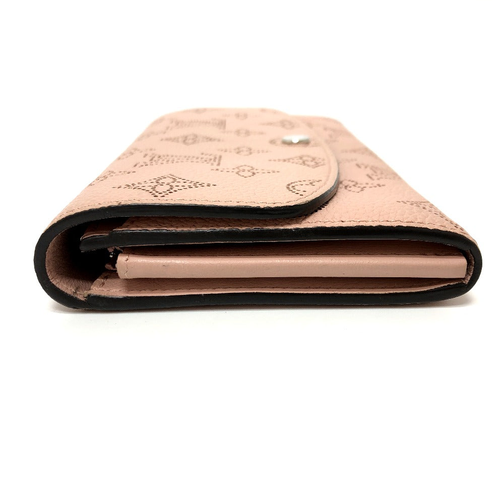 LOUIS VUITTON Long Wallet Purse M60145 Monogram Mahina pink Monogram Mahina Portefeuille Iris Women