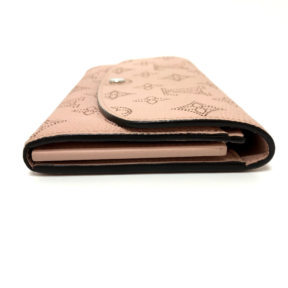 LOUIS VUITTON Long Wallet Purse M60145 Monogram Mahina pink Monogram Mahina Portefeuille Iris Women