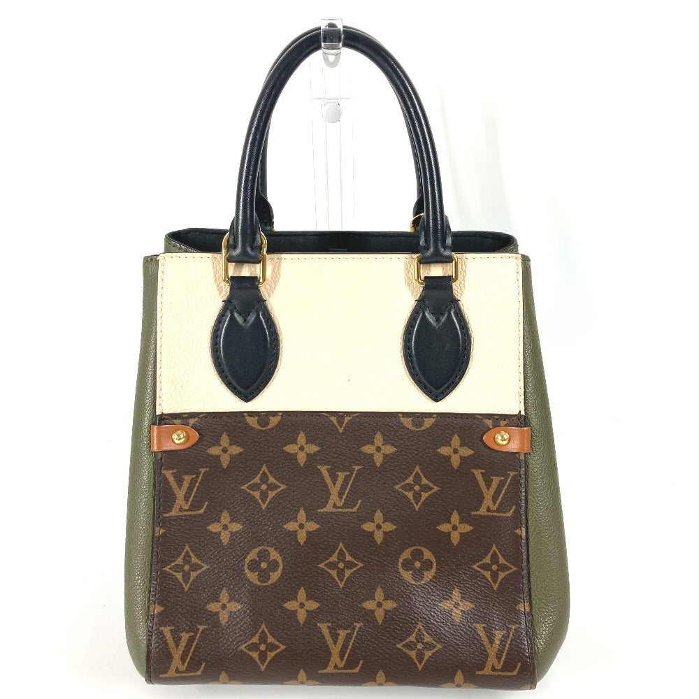 LOUIS VUITTON Handbag M45388 Monogram canvas, leather Brown Monogram Fold Tote PM