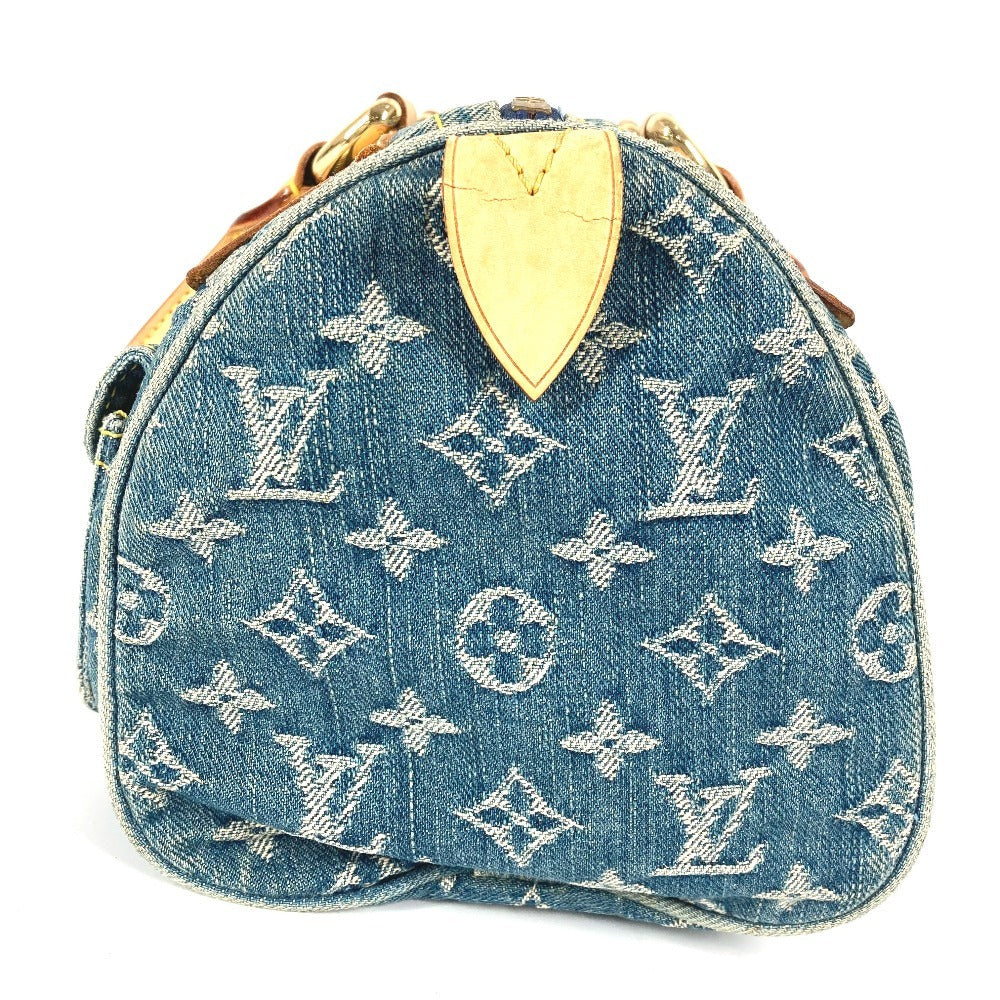 LOUIS VUITTON Handbag M95019 Monogram denim canvas blue Monogram denim Neo speedy
