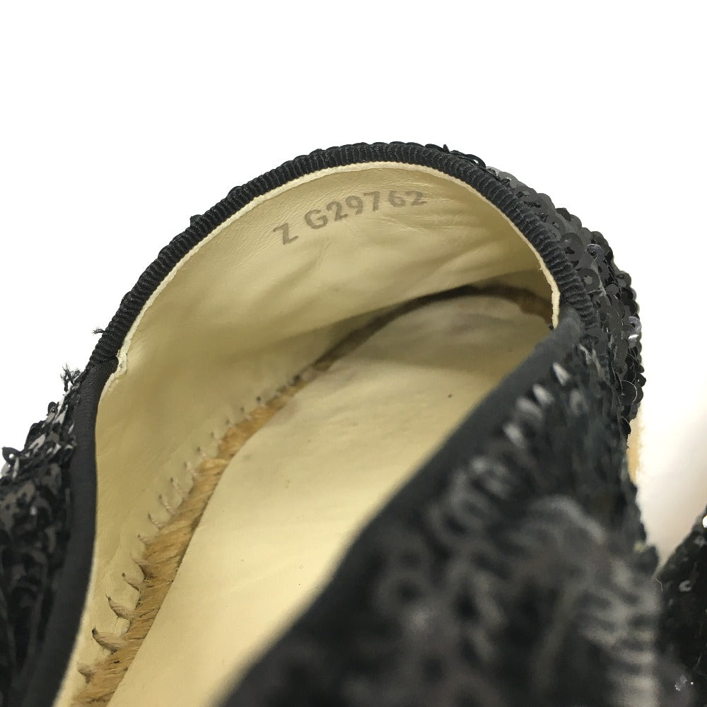 CHANEL Slip-on G29762 Patent Leather, Sequins black CCCOCO Mark 16C sequins Women 37