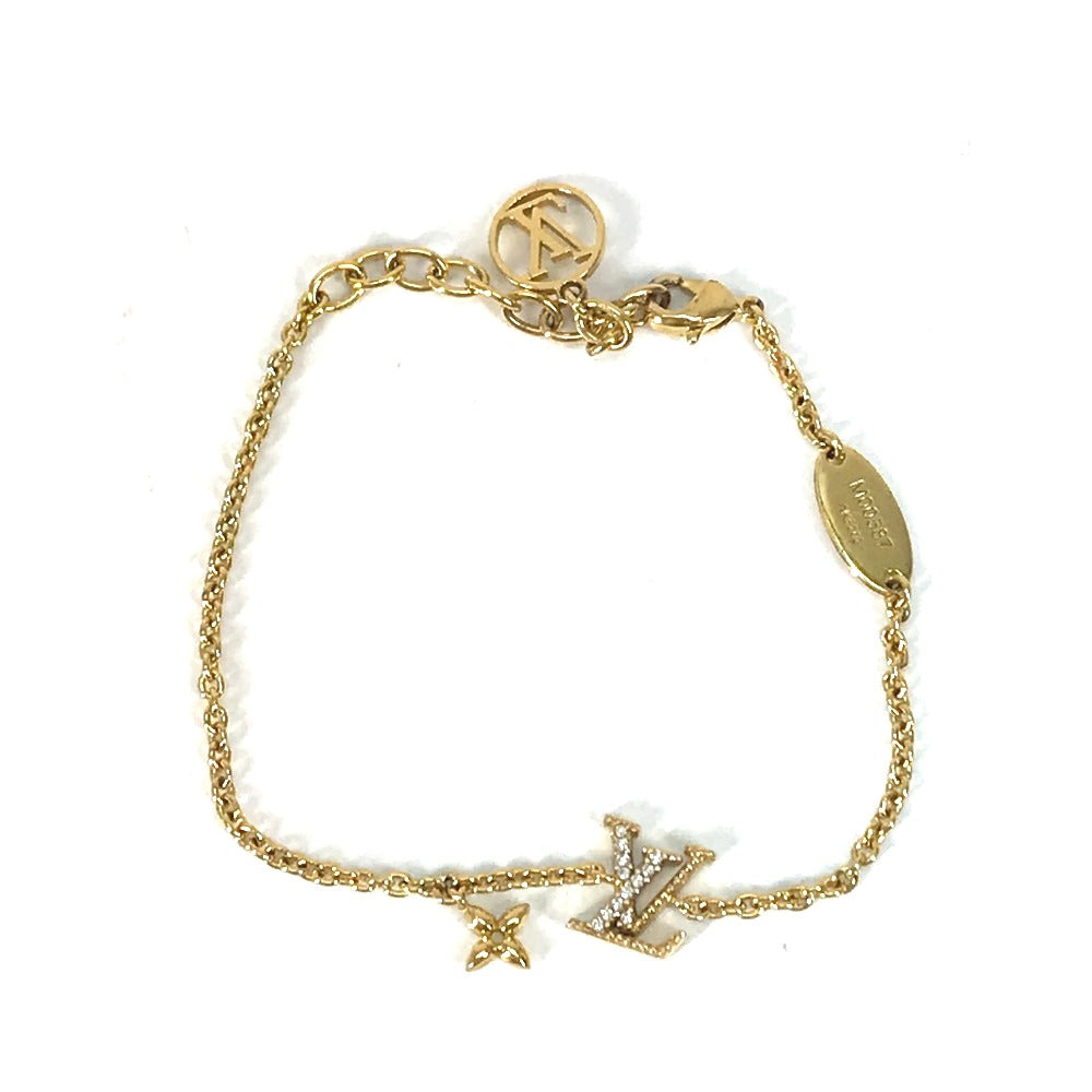 LOUIS VUITTON bracelet M00587 metal gold accessories rhinestones Bracelet LV Iconic Women