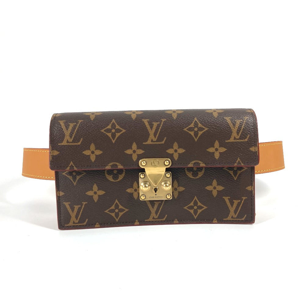LOUIS VUITTON Waist bag M44667 Monogram canvas Brown Monogram S-Lock Belt Pouch PM Women