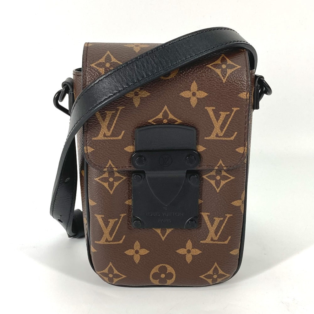 LOUIS VUITTON Shoulder Bag M81522 Monogram canvas Brown Monogram S Lock Vertical Wearable Wallet mens