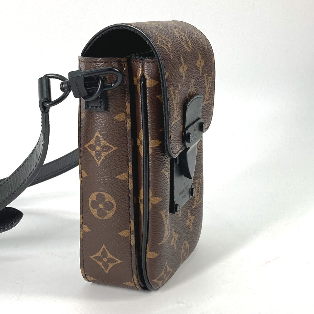 LOUIS VUITTON Shoulder Bag M81522 Monogram canvas Brown Monogram S Lock Vertical Wearable Wallet mens