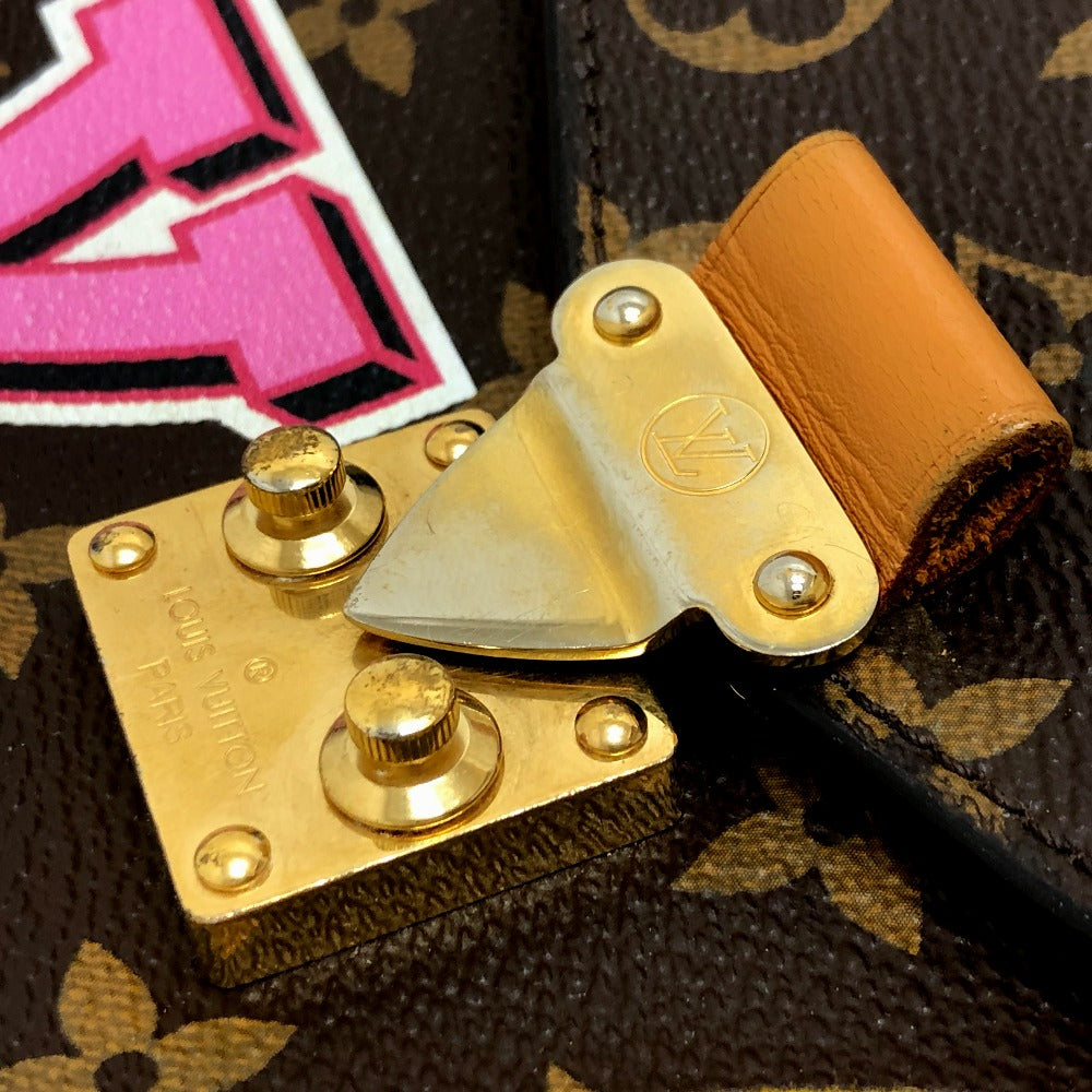 LOUIS VUITTON Handbag M43991 Monogram canvas Brown Pochette Metis MM Women