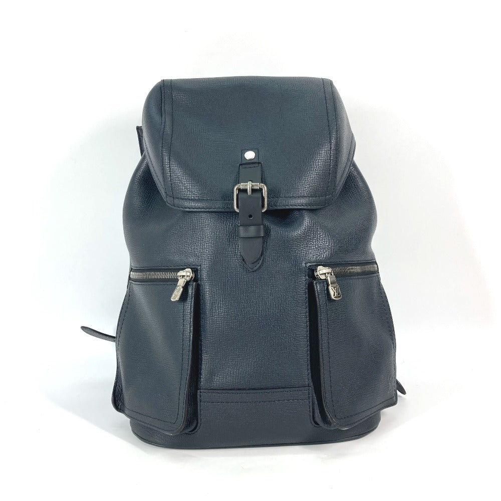 LOUIS VUITTON Backpack M54960 Utah leather Navy Utah Canyon Backpack