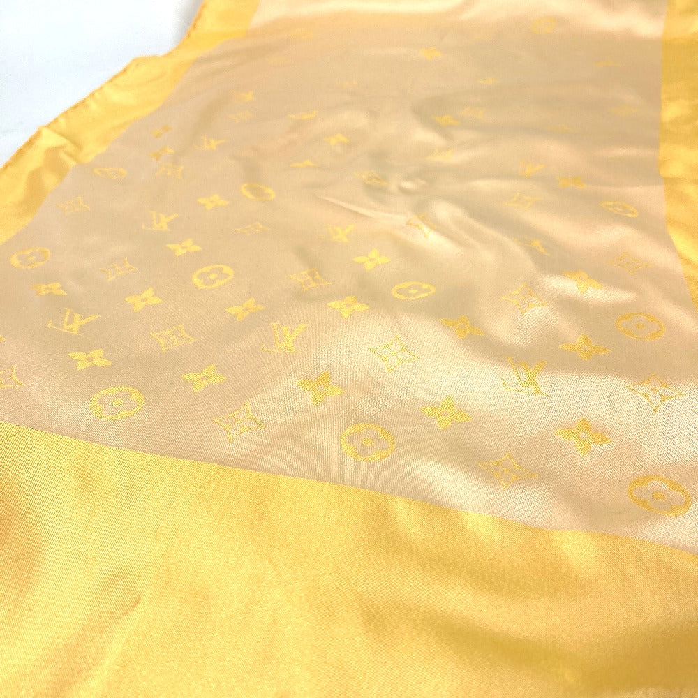 LOUIS VUITTON shawl silk yellow Monogram Women