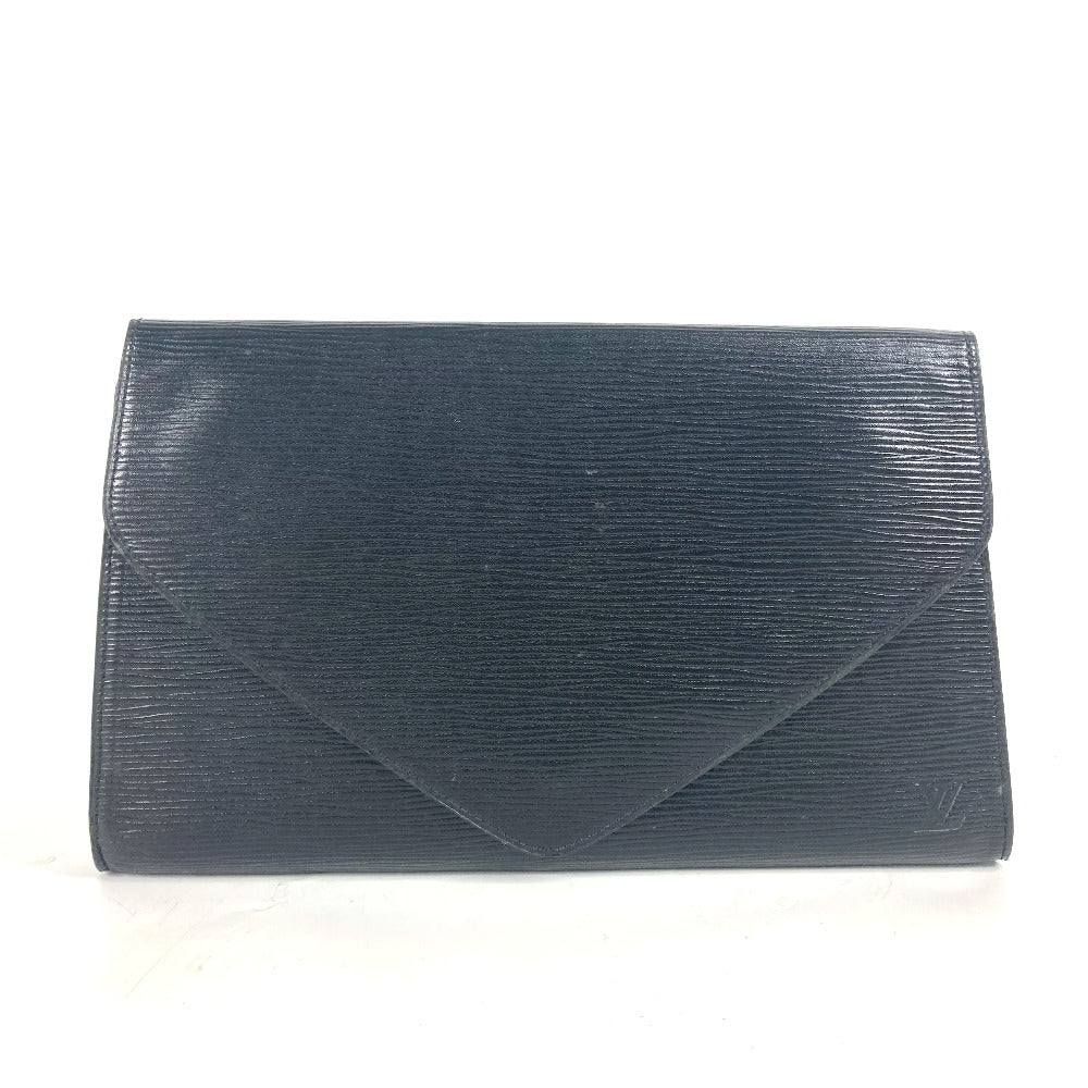 LOUIS VUITTON Clutch bag M52632 Epi Leather black Epi Art deco Women