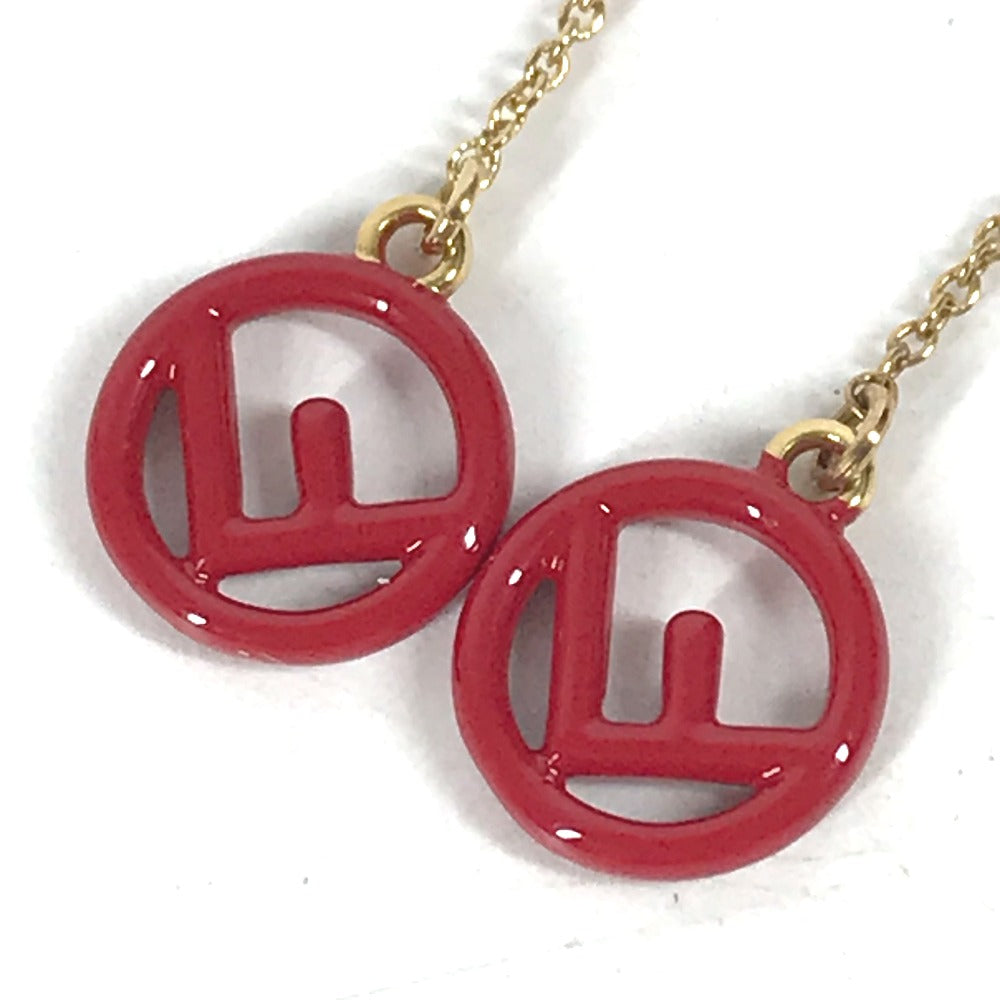 FENDI Pierce metal gold Accessories F is Chain Long Women
