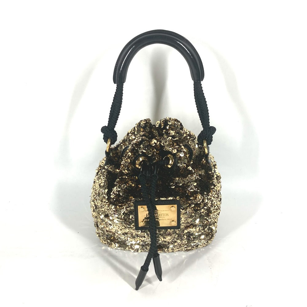 LOUIS VUITTON Handbag M40322 Sequins, Leather gold 2010 Cruise Collection Mininoe Rococo All Women