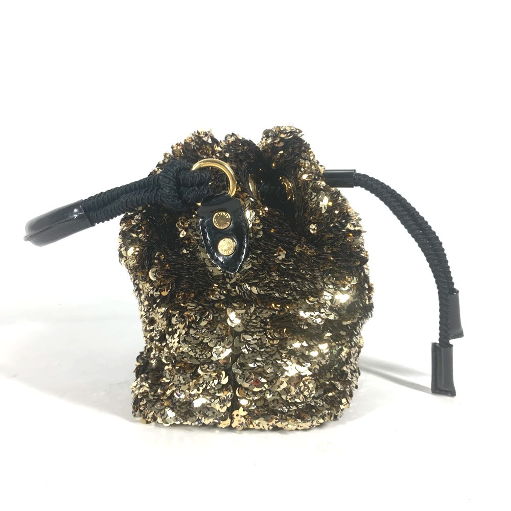 LOUIS VUITTON Handbag M40322 Sequins, Leather gold 2010 Cruise Collection Mininoe Rococo All Women