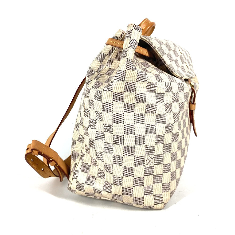 LOUIS VUITTON Backpack N41578 Damier Azur Canvas white Damier Azur Speron Women