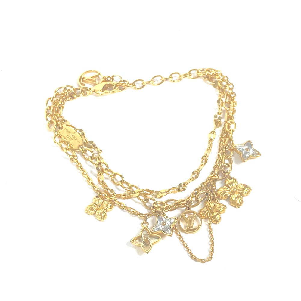 LOUIS VUITTON bracelet M68375 metal gold Accessories Blooming Bracelet Strass Bracelet