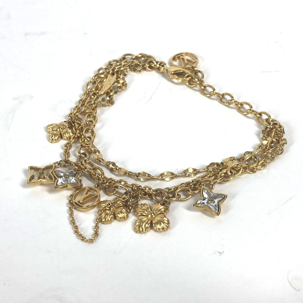 LOUIS VUITTON bracelet M68375 metal gold Accessories Blooming Bracelet Strass Bracelet