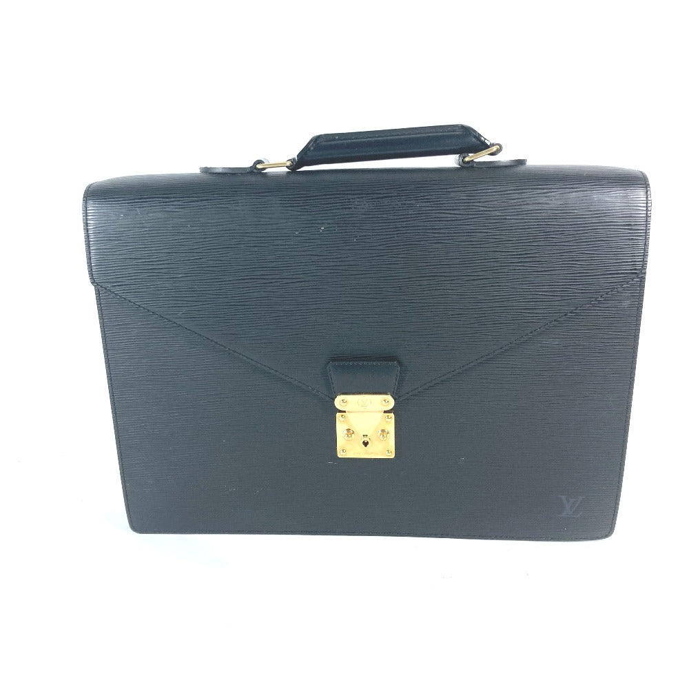 LOUIS VUITTON Business bag M54412 Epi Leather black Epi Cerviet ambassador mens