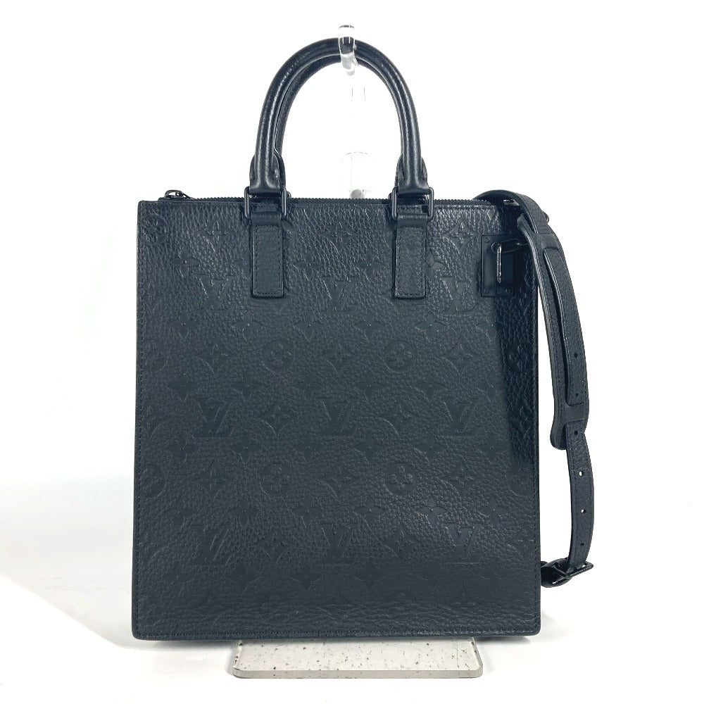 LOUIS VUITTON Shoulder Bag M55924 Taurillon Clemence Leather black Monogram Taurillon Clemence Sac Plat mens