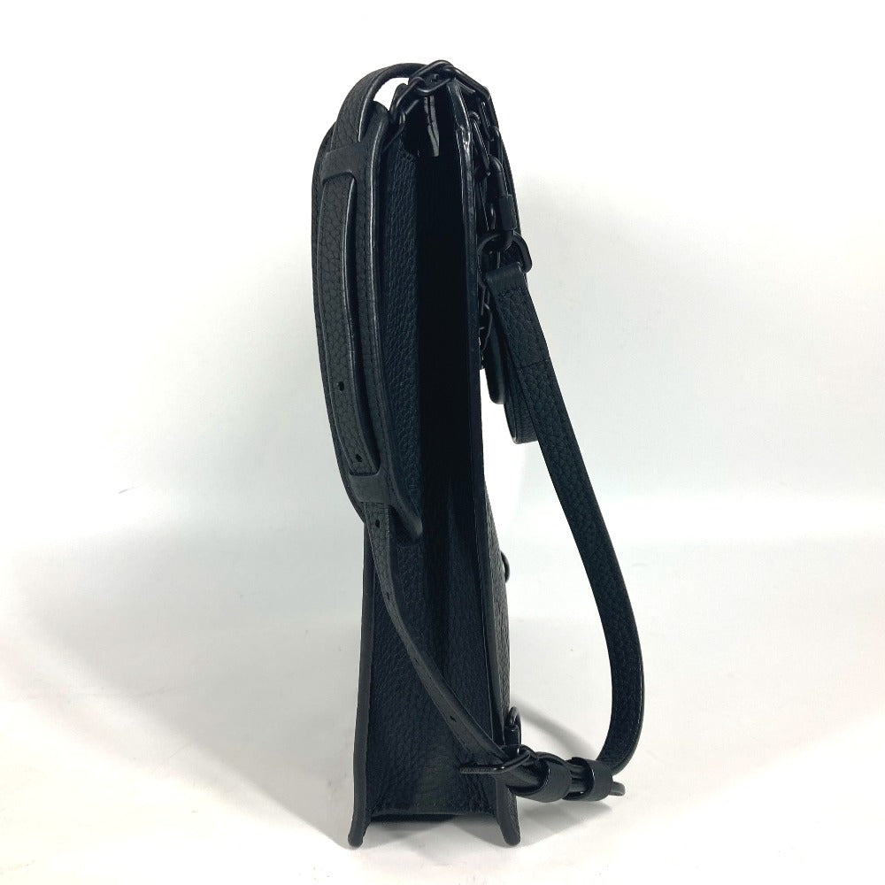 LOUIS VUITTON Shoulder Bag M55924 Taurillon Clemence Leather black Monogram Taurillon Clemence Sac Plat mens