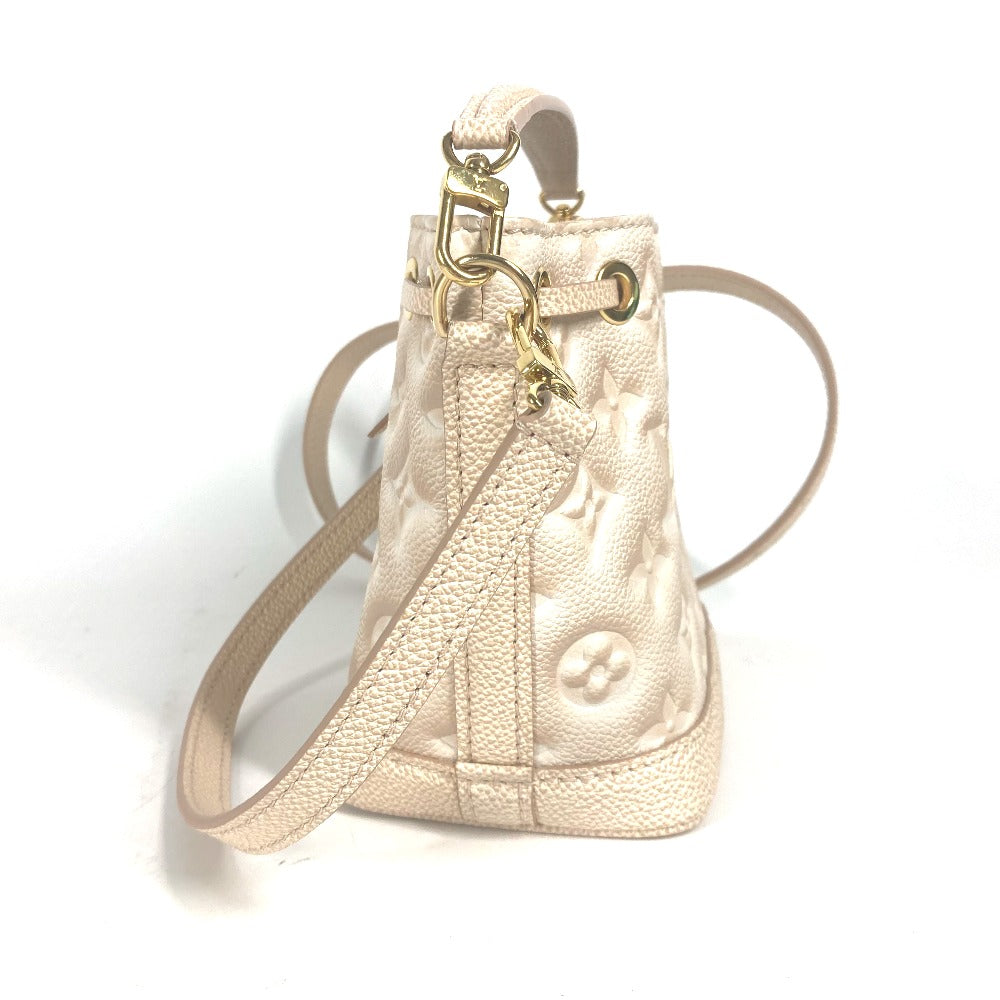 LOUIS VUITTON Shoulder Bag M81463 Monogram Ann Platt Leather beige Monogram Ann Platt Nanonoe Summer Stardust