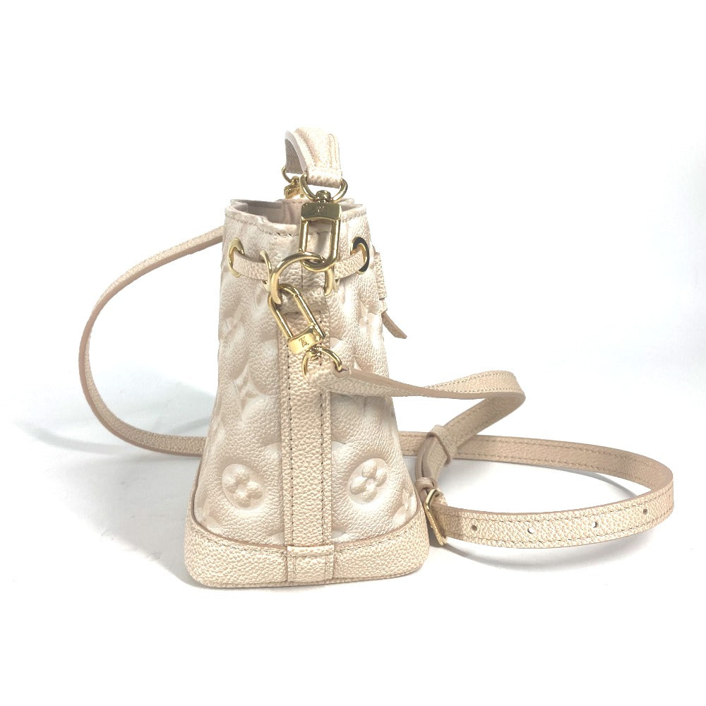 LOUIS VUITTON Shoulder Bag M81463 Monogram Ann Platt Leather beige Monogram Ann Platt Nanonoe Summer Stardust