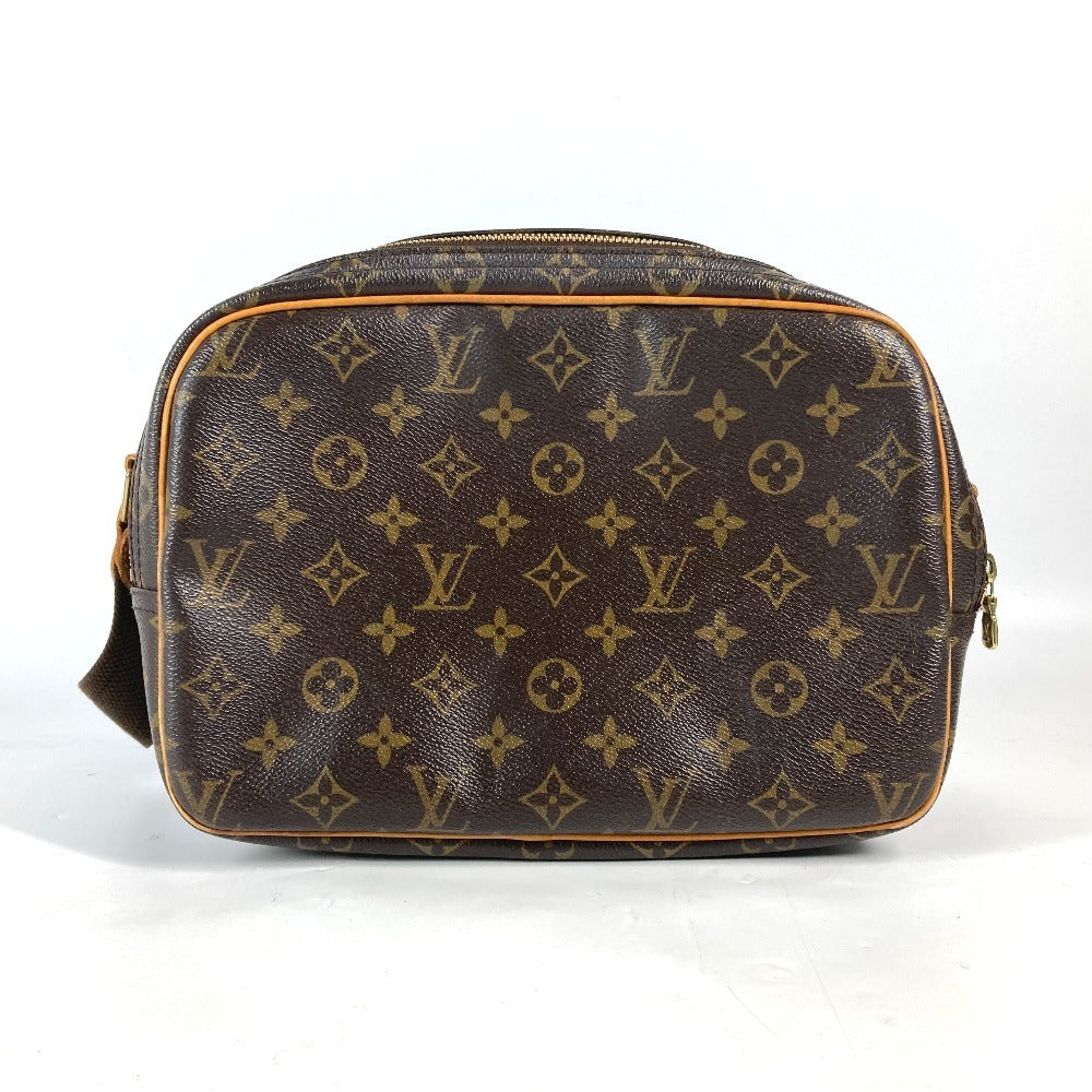 LOUIS VUITTON Shoulder Bag M45254 Monogram canvas Brown Monogram Reporter PM