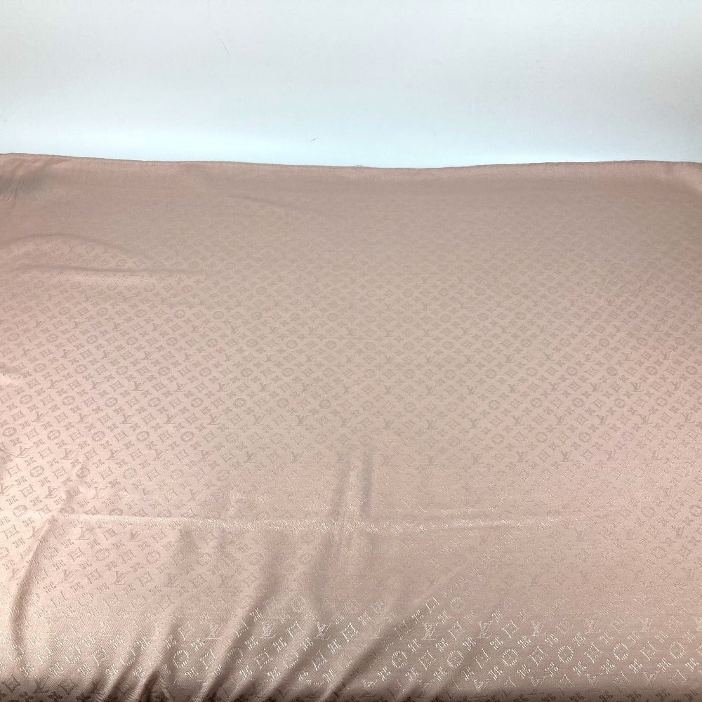 LOUIS VUITTON shawl M77370 Silk, Wool pink Monogram Shawl Evermore Women
