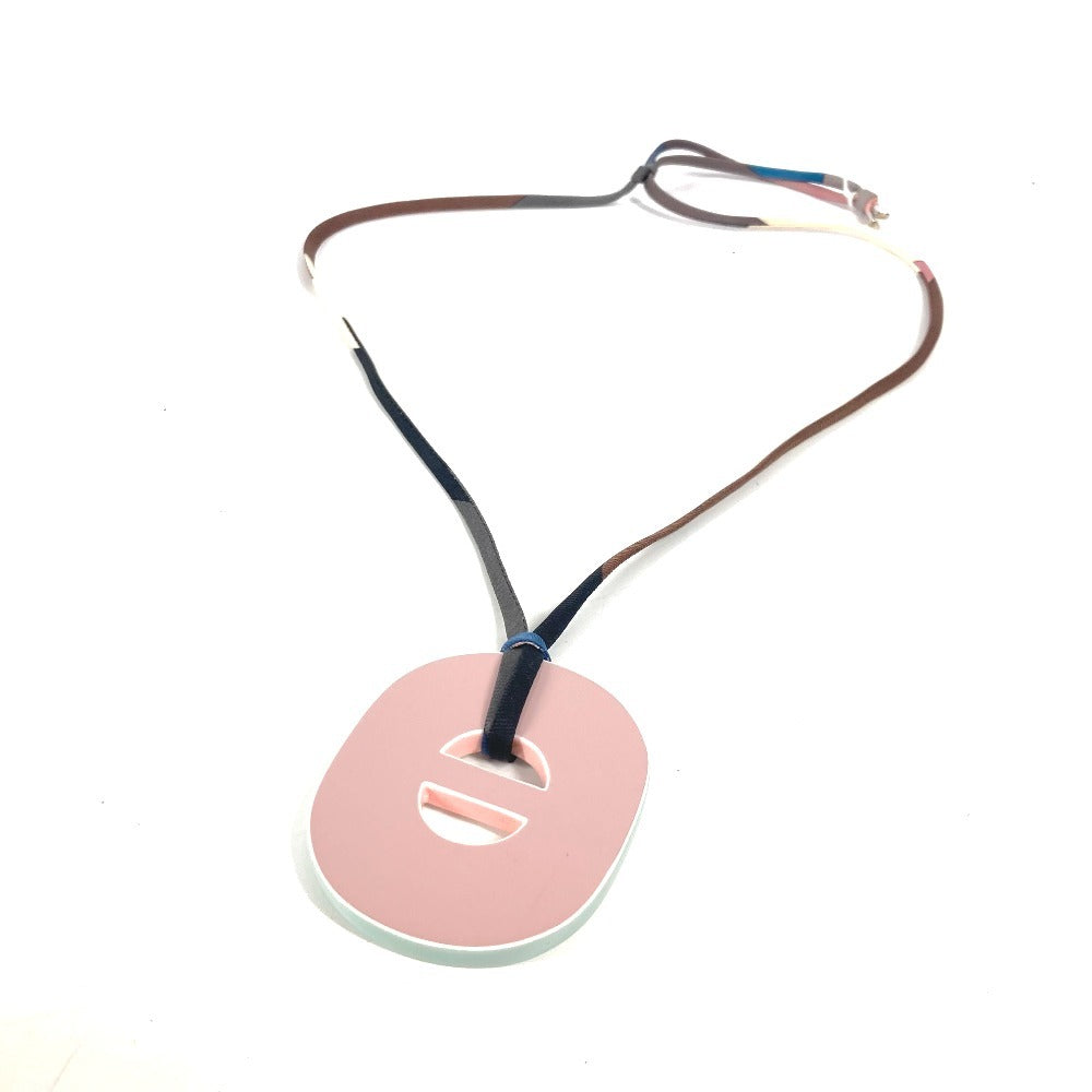 HERMES Necklace lacquer pink Fidelio Village Women