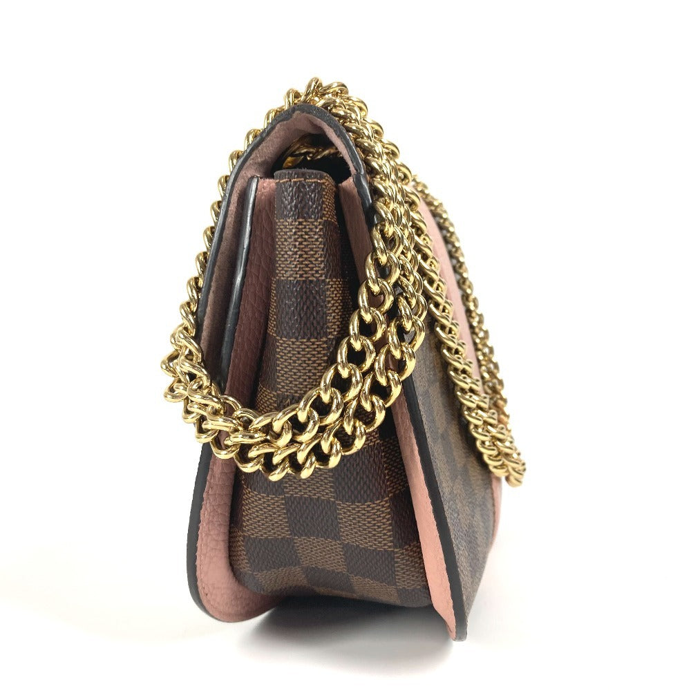 LOUIS VUITTON Shoulder Bag N64418 Damier canvas pink Damier Wight Women