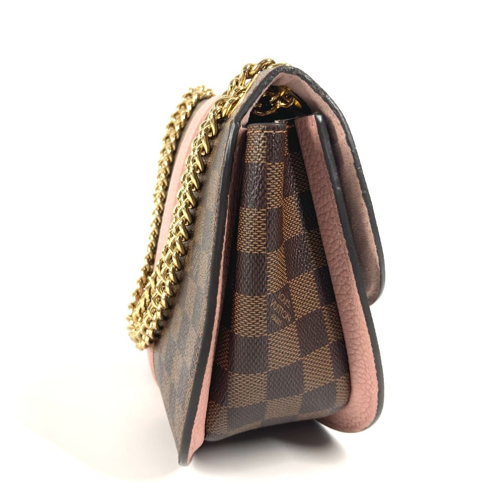 LOUIS VUITTON Shoulder Bag N64418 Damier canvas pink Damier Wight Women