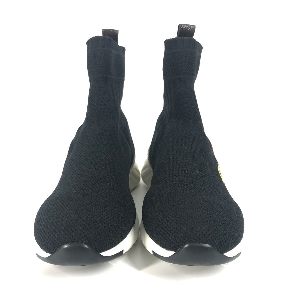 LOUIS VUITTON sneakers Canvas, Rubber black Aftergame Line Socks sneakers Women 35